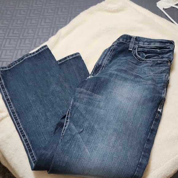 Ariat Men's Relaxed Bootcut Fit M4 Flame Resistant Denim Jeans - Picture 4 of 7